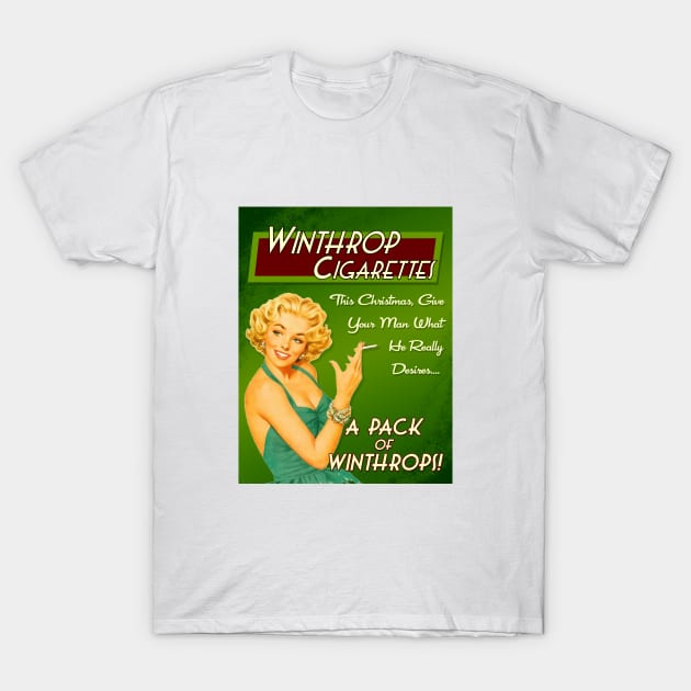 Winthrop Cigarettes T-Shirt by Vandalay Industries